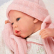 Arias Марта - Кукла-бебе с меко розово одеяло - 40 см 5