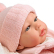 Arias Марта - Кукла-бебе с меко розово одеяло - 40 см 6