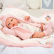 Arias Марта - Кукла-бебе с меко розово одеяло - 40 см