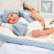 Arias Мартин - Кукла-бебе с пухено одеяло в синьо - 40 см 3