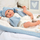Продукт Arias Мартин - Кукла-бебе с пухено одеяло в синьо - 40 см - 8 - BG Hlapeta