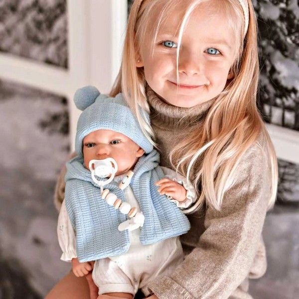 Продукт Arias Мартин - Кукла-бебе с пухено одеяло в синьо - 40 см - 0 - BG Hlapeta