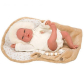 Продукт Arias Александра - Кукла-бебе със спален чувал в бежово - 40 см - 8 - BG Hlapeta
