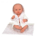 Arias Ария - Кукла-бебе с аксесоари за след баня в бяло - 38 см
