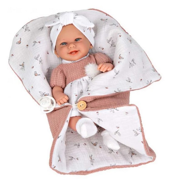 Продукт Arias Роса - Кукла-бебе със спален чувал в розово - 33 см - 0 - BG Hlapeta
