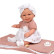 Arias Роса - Кукла-бебе със спален чувал в розово - 33 см