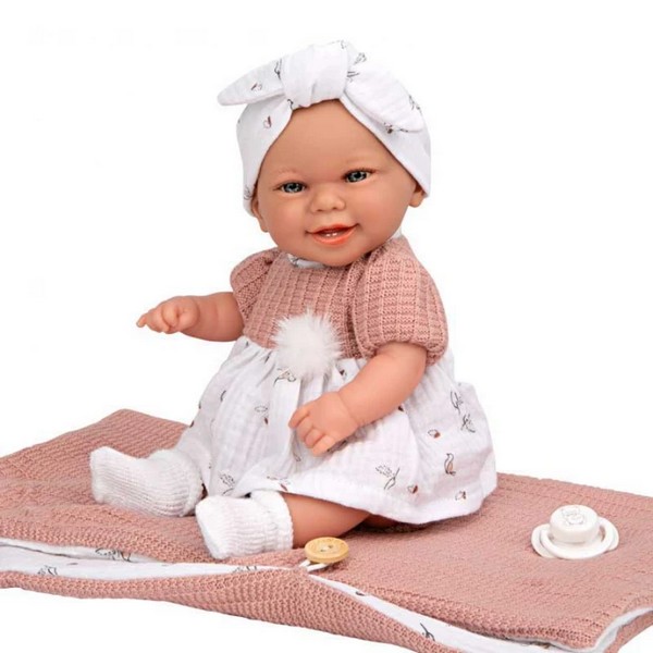 Продукт Arias Роса - Кукла-бебе със спален чувал в розово - 33 см - 0 - BG Hlapeta