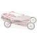 Arias Емма - Детска количка за кукли в розово и сиво 6