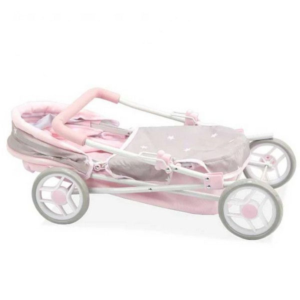 Продукт Arias Емма - Детска количка за кукли в розово и сиво - 0 - BG Hlapeta