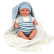Arias - Усмихната кукла-бебе в светлосиньо с аксесоари - 35 см, реално тегло 2