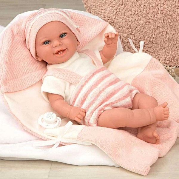 Продукт Arias Роса - Усмихната кукла-бебе в розово с аксесоари - 35 см, реално тегло - 0 - BG Hlapeta