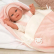 Arias Роса - Усмихната кукла-бебе в розово с аксесоари - 35 см, реално тегло 4