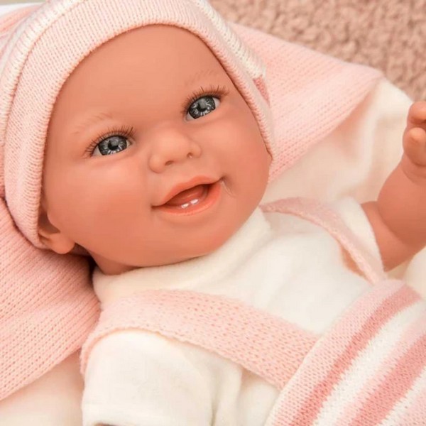 Продукт Arias Роса - Усмихната кукла-бебе в розово с аксесоари - 35 см, реално тегло - 0 - BG Hlapeta