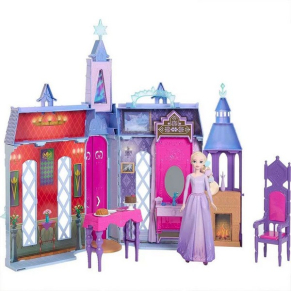 Mattel Disney Frozen Замъкът Арендел с кукла Елза - Игрален комплект и аксесоари