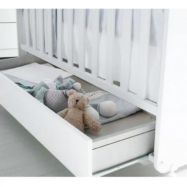 Продукт MICUNA - Комплект Детско легло-кошара Globito 60/120 см + Скрин с четири чекмеджета, вана и повивалник + Чекмедже за легло - 0 - BG Hlapeta
