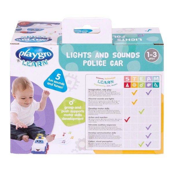 Продукт Playgro +LEARN - Кола със светлини и звуци за деца 12-36м - 0 - BG Hlapeta