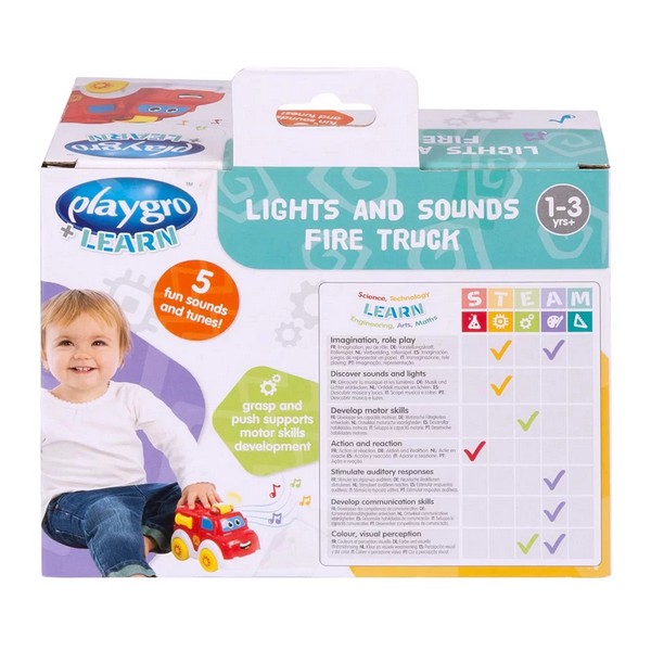 Продукт Playgro +LEARN - Кола със светлини и звуци за деца 12-36м - 0 - BG Hlapeta