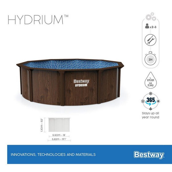 Продукт Bestway Hydrium - Сглобяем басейн 5.49/1.32  - 0 - BG Hlapeta