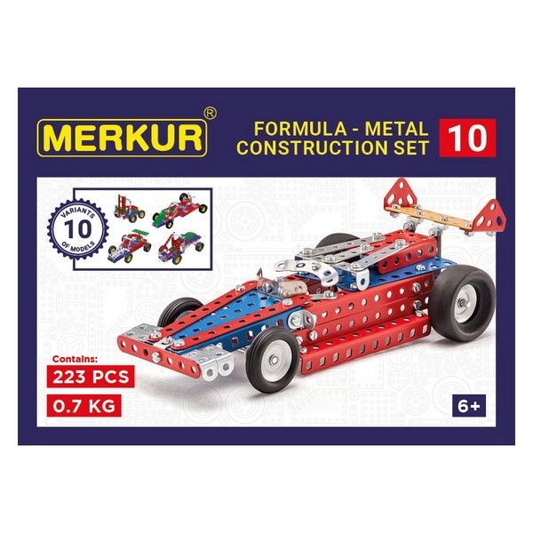 Продукт Merkur Състезателна кола - Метален конструктор 10 в 1 - 0 - BG Hlapeta