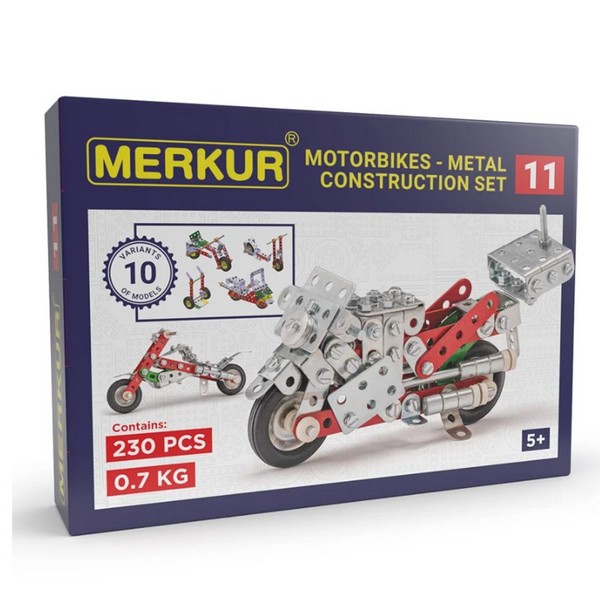 Продукт Merkur Мотори - Метален конструктор 10 в 1, 230 части - 0 - BG Hlapeta