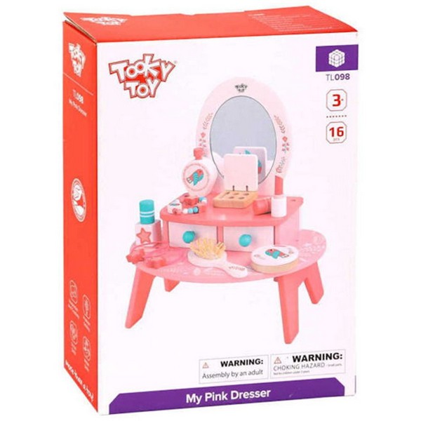 Продукт Tooky toy - Дървена тоалетка за разкрасяване 16 части - 0 - BG Hlapeta