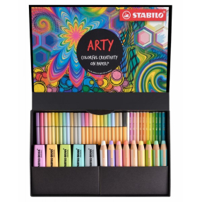 Stabilo Arty Pastel - Творчески комплект, 50 части