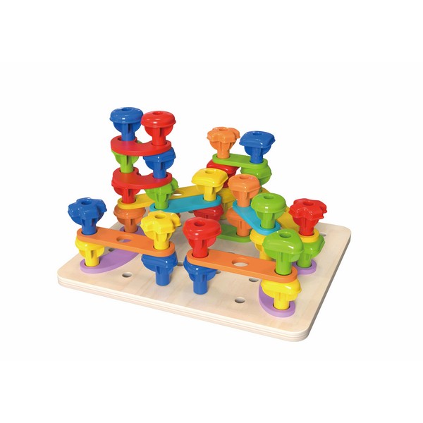 Продукт Tooky toy Rainbow - Дървена низанка - 0 - BG Hlapeta