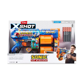 X Shot SKINS Sonic Flux - Бластер с 12 Меки Стрели