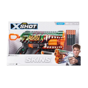 X Shot SKINS Griefer - Бластер с 12 Меки Стрели