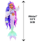 Продукт MGA Mermaze Mermaidz Kishiko - Кукла русалка, с променящ се цвят на опашката и аксесоари, 34 см - 1 - BG Hlapeta