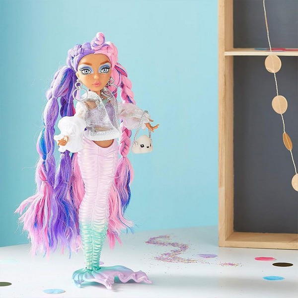 Продукт MGA Mermaze Mermaidz Kishiko - Кукла русалка, с променящ се цвят на опашката и аксесоари, 34 см - 0 - BG Hlapeta