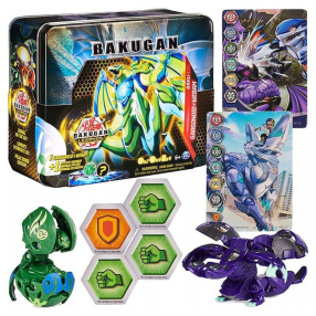 Spin Master Bakugan Baku Tin - Игрален комплект с 2 бакуган топчета