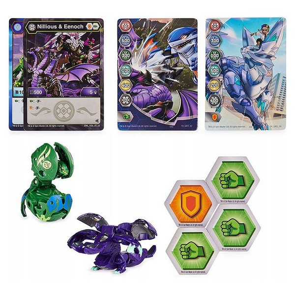 Продукт Spin Master Bakugan Baku Tin - Игрален комплект с 2 бакуган топчета - 0 - BG Hlapeta