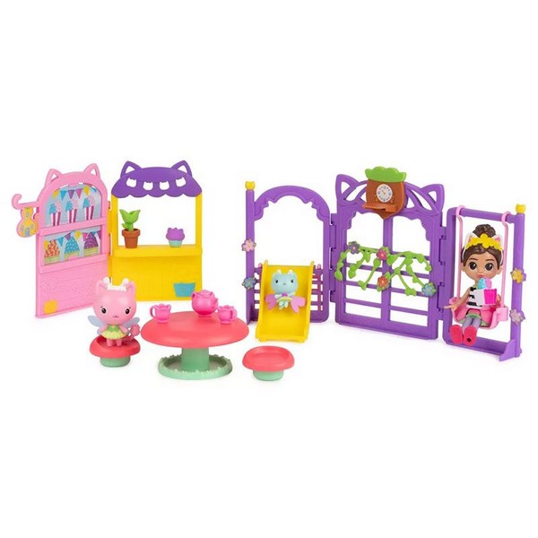 Продукт Spin Master Gabby's Dollhouse Kitty Fairy Garden Party - Игрален комплект с фигурки - 0 - BG Hlapeta