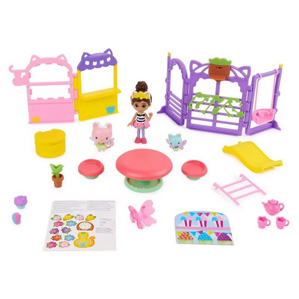 Продукт Spin Master Gabby's Dollhouse Kitty Fairy Garden Party - Игрален комплект с фигурки - 0 - BG Hlapeta