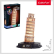 Cubic Fun 3D Leaning Tower of Pisa Night Edition Includes Color Led - Пъзел 42ч 1