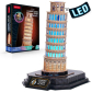 Продукт Cubic Fun 3D Leaning Tower of Pisa Night Edition Includes Color Led - Пъзел 42ч - 2 - BG Hlapeta