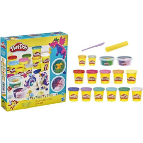 Hasbro Play-Doh Magical Sparkle - Комплект моделини, 15 цвята