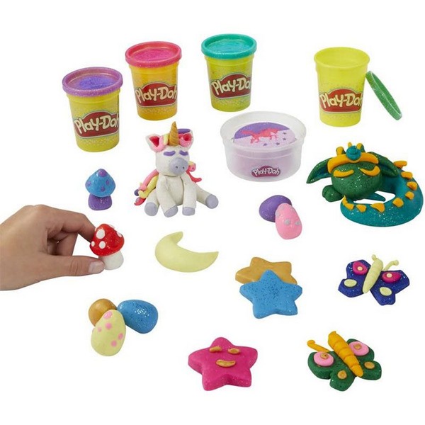 Продукт Hasbro Play-Doh Magical Sparkle - Комплект моделини, 15 цвята - 0 - BG Hlapeta