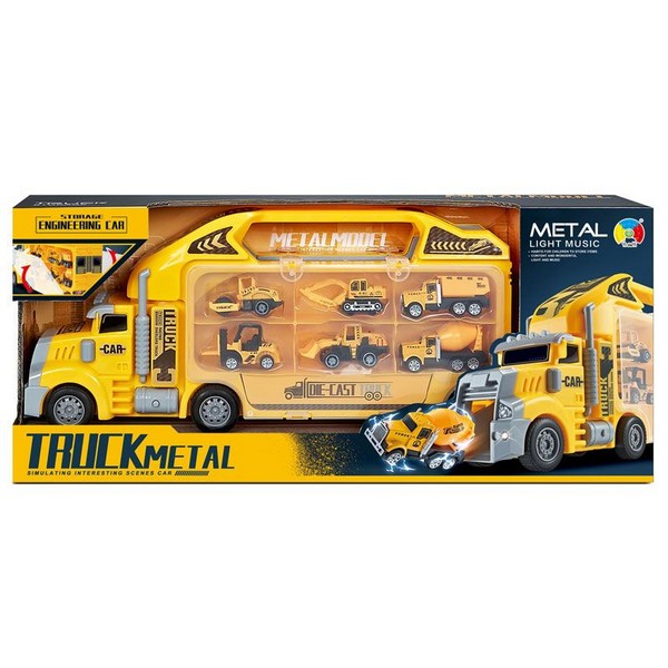 Продукт RTOYS Метален автовоз с 6 коли, с музика и светлини - Писта - 0 - BG Hlapeta