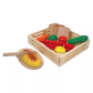 Продукт Melissa and Doug Храна за рязане с нож и дъска - Игрален дървен комплект - 4 - BG Hlapeta