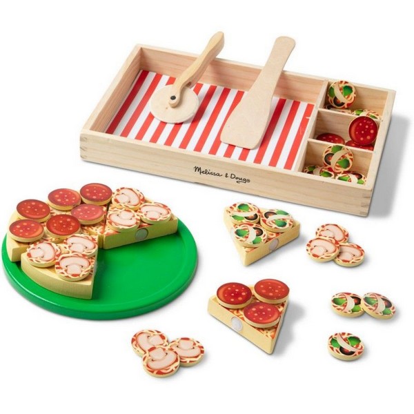 Продукт Melissa and Doug Пица парти - Дървен игрален комплект - 0 - BG Hlapeta