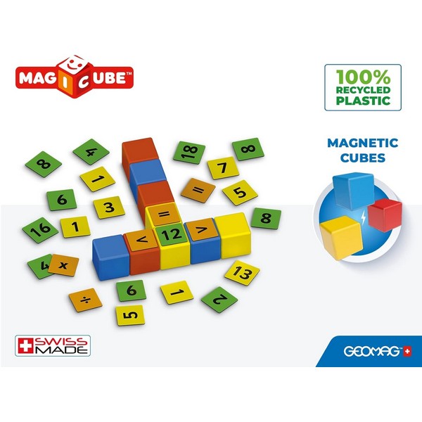 Продукт Geomag Magicube Математическо изграждане - Магнитен конструктор, 55 части - 0 - BG Hlapeta