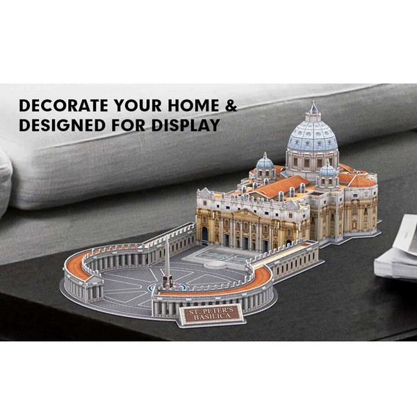 Продукт CubicFun 3D National Geographic Vatican St.Peter's Basilica - Пъзел 101ч - 0 - BG Hlapeta