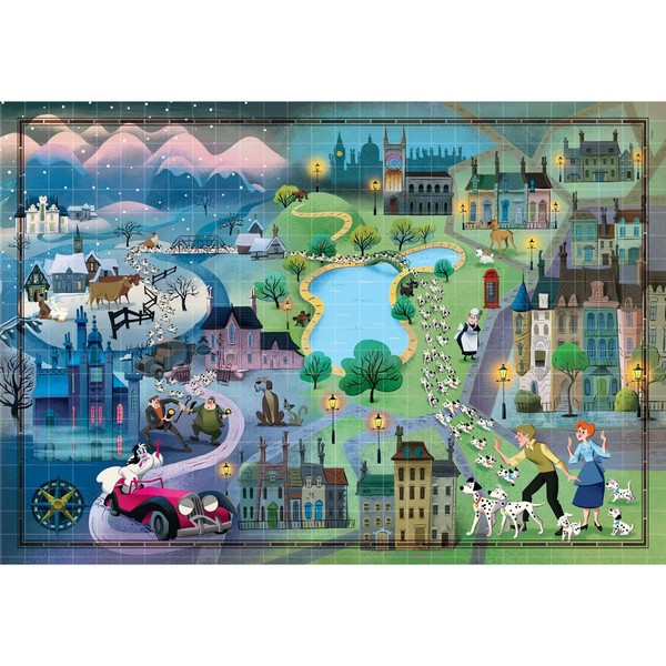 Продукт CLEMENTONI Disney Story Maps 101 Dalmatians - Пъзел 1000ч - 0 - BG Hlapeta