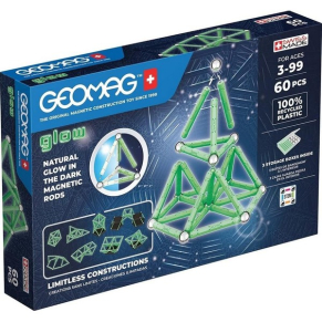 Geomag Glow - Магнитен конструктор, 60 части