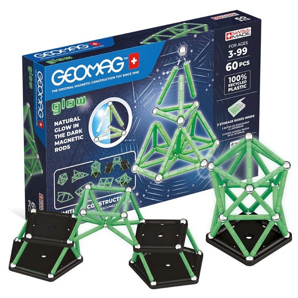 Продукт Geomag Glow - Магнитен конструктор, 60 части - 0 - BG Hlapeta