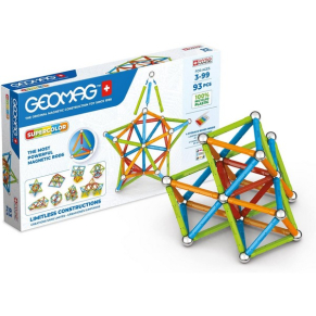 Geomag Supercolor - Магнитен конструктор, 93 части