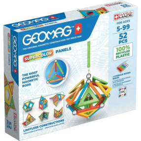 Geomag Supercolor Panels - Магнитен конструктор, 52 части