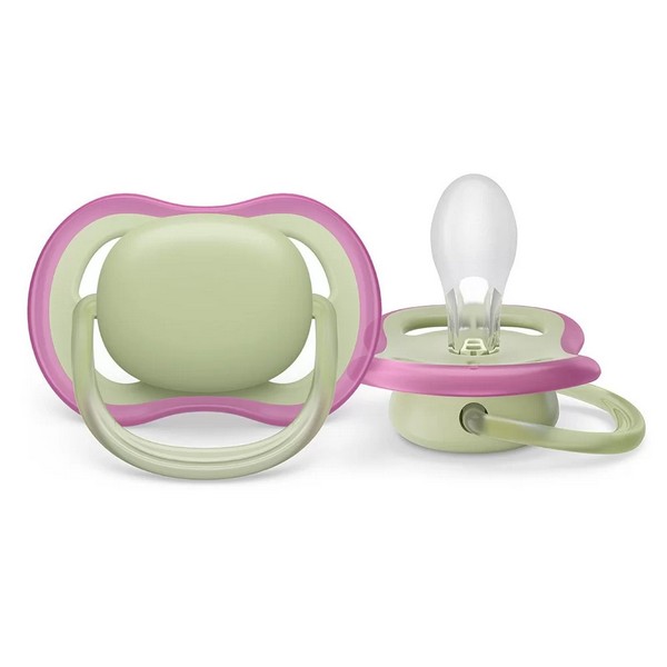 Продукт Philips AVENT Ultra Air 0-6м - Комплект от 2 бр. ортодонтични залъгалки в кутия за стерилизиране - 0 - BG Hlapeta